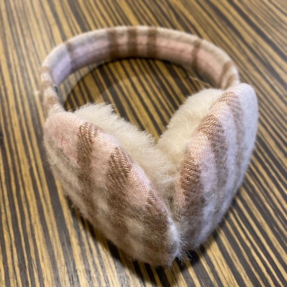 Burberry vintage cashmere nova check earmuffs - Picture 4 of 11